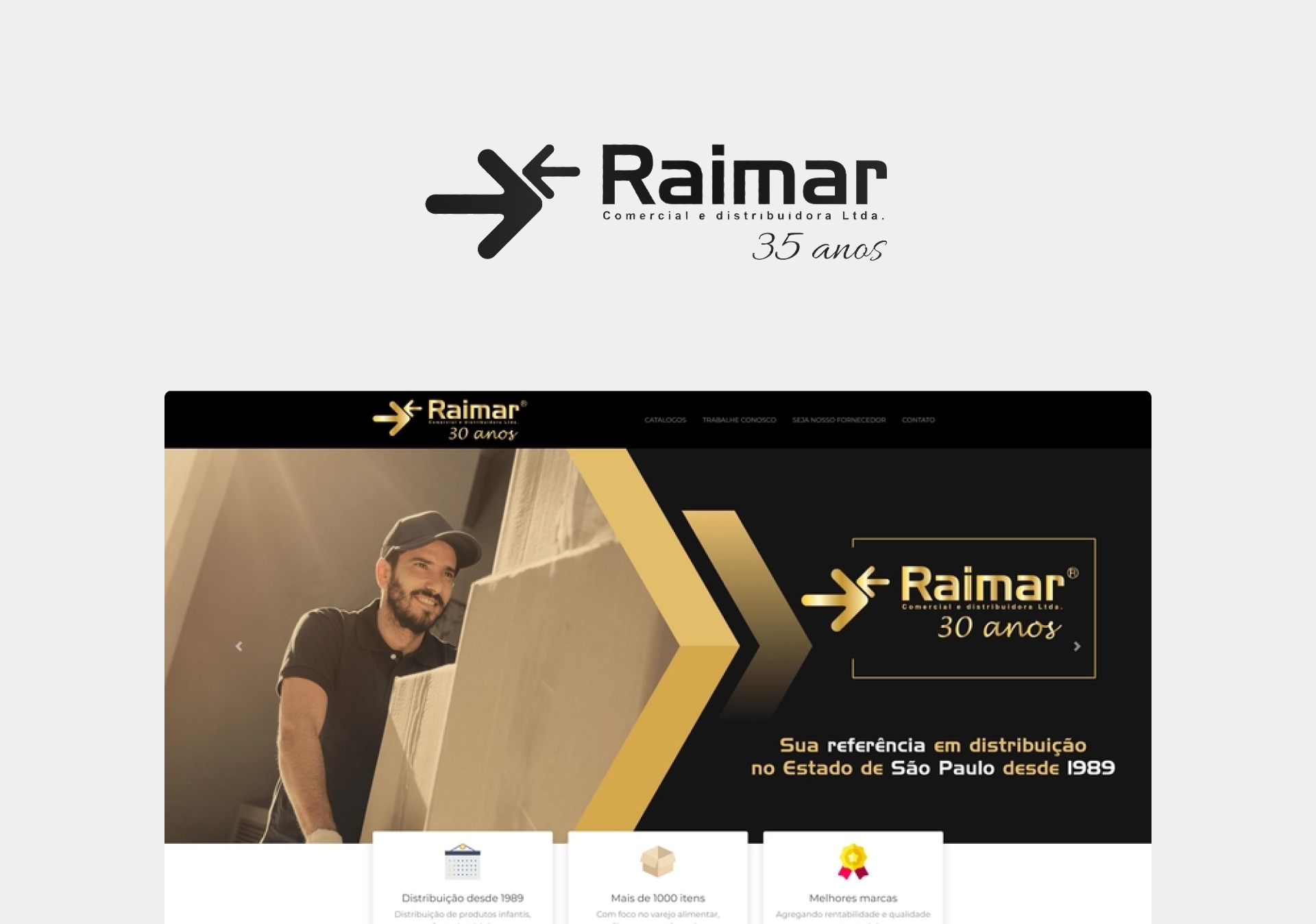 Raimar Distribuidora - JNeris | Designer, Front-end Developer